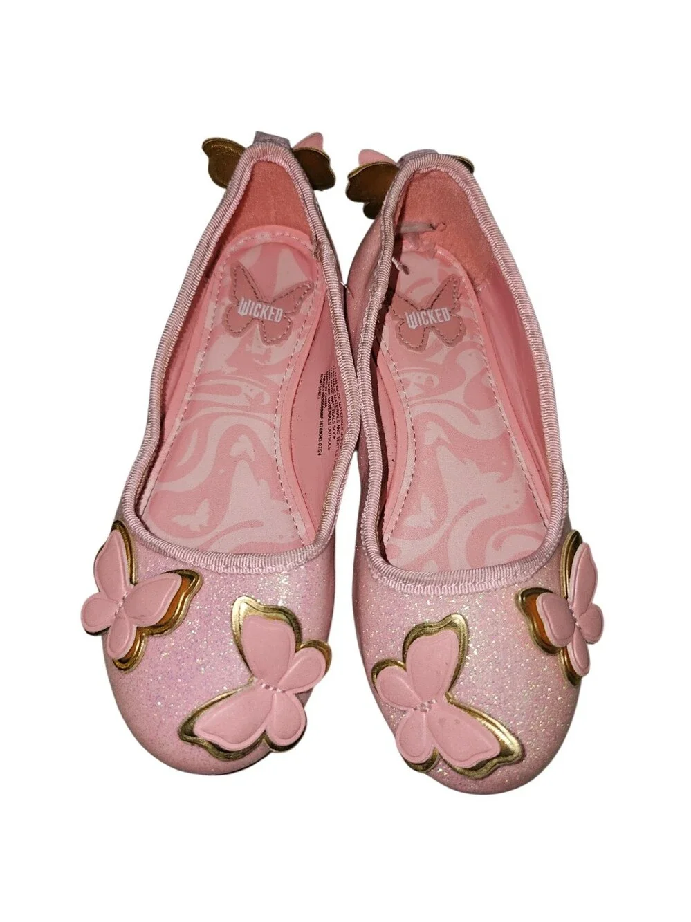 Grpund Up Girls' Pink Wicked Ballet Flats